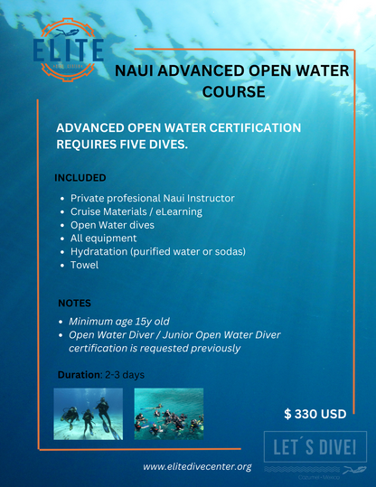 Naui Advanced Open Water Course